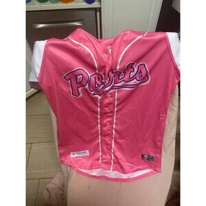 Rare 2025 Stockton Ports Pink Breast Cancer Game Warn Alejandro Manzano Size 46
